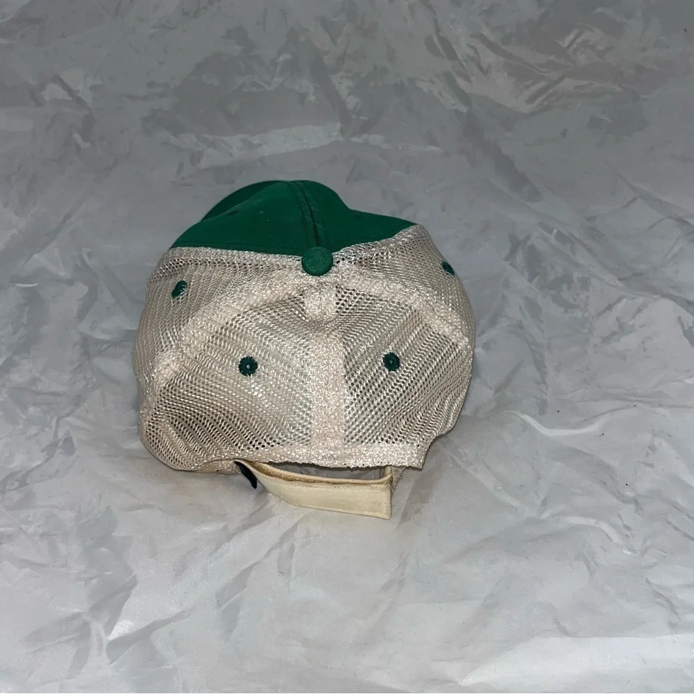 Ouray Crested Butte Angler Fly Fishing Green & Cream Trucker Hat